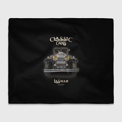 Плед флисовый Классические автомобили Cadillac LaSalle, цвет: 3D-велсофт