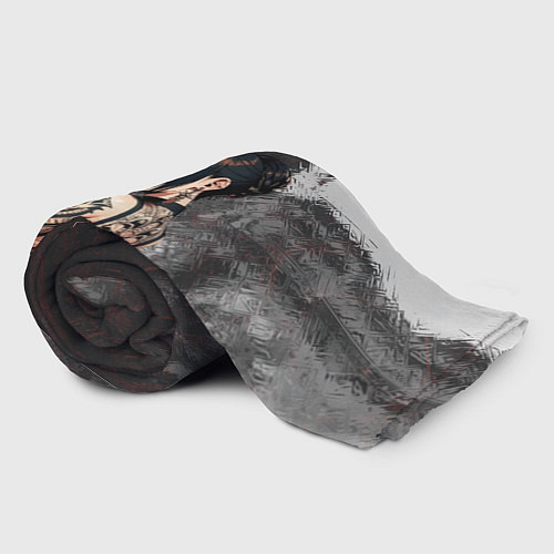 Плед Татуированная брюнетка / 3D-Велсофт – фото 2