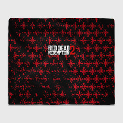 Плед флисовый Red dead redemption x farcry pattern, цвет: 3D-велсофт