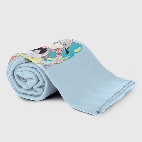 Плед Алиса - Аля иногда кокетничает со мной по-русски / 3D-Велсофт – фото 2