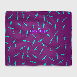 Плед флисовый Contra go, цвет: 3D-велсофт