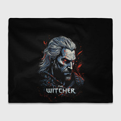 Плед флисовый The Witcher blood, цвет: 3D-велсофт