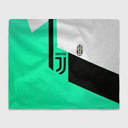 Плед флисовый Juventus geometry, цвет: 3D-велсофт