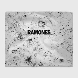 Плед флисовый Ramones dirty ice, цвет: 3D-велсофт