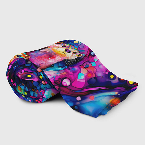 Плед Три выдры / 3D-Велсофт – фото 2