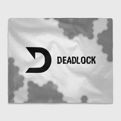 Плед флисовый Deadlock glitch на светлом фоне по-горизонтали, цвет: 3D-велсофт