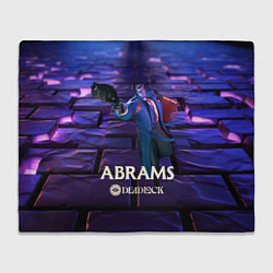 Плед флисовый Deadlock Abrams, цвет: 3D-велсофт
