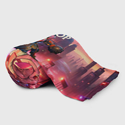 Плед флисовый Deadlock Bebop, цвет: 3D-велсофт — фото 2