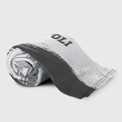 Плед Napoli - white gradient посередине / 3D-Велсофт – фото 2