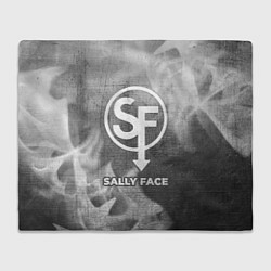 Плед флисовый Sally Face - grey gradient, цвет: 3D-велсофт