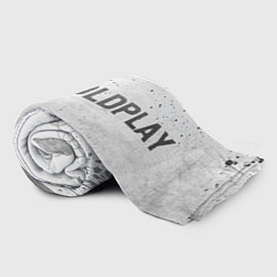 Плед флисовый Coldplay - white gradient по-горизонтали, цвет: 3D-велсофт — фото 2