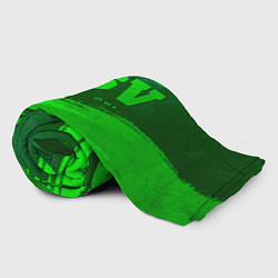 Плед флисовый PSV - green gradient посередине, цвет: 3D-велсофт — фото 2