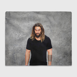 Плед флисовый Jason Momoa, цвет: 3D-велсофт