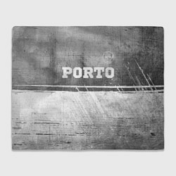 Плед флисовый Porto - grey gradient посередине, цвет: 3D-велсофт