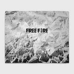 Плед флисовый Free Fire white graphite, цвет: 3D-велсофт