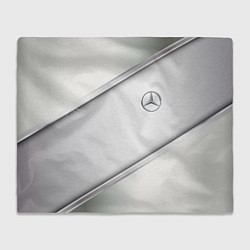 Плед флисовый Mercedes benz metalic collection, цвет: 3D-велсофт