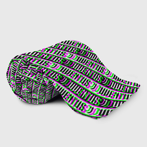 Плед Juventus glitch pattern / 3D-Велсофт – фото 2