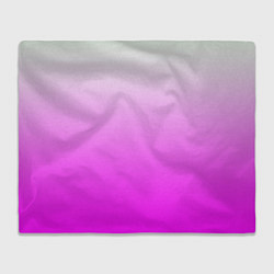 Плед флисовый Gradient color pink, цвет: 3D-велсофт