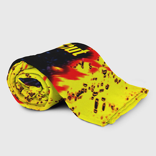 Плед Fallout огненные краски стиль / 3D-Велсофт – фото 2