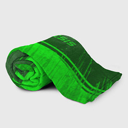 Плед флисовый Genesis - green gradient посередине, цвет: 3D-велсофт — фото 2