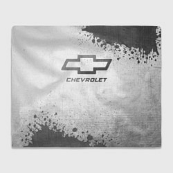 Плед флисовый Chevrolet - white gradient, цвет: 3D-велсофт