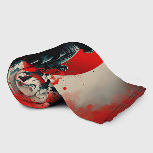 Плед Солнце самурая / 3D-Велсофт – фото 2