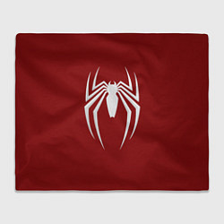 Плед флисовый SpiderMan - logo, цвет: 3D-велсофт