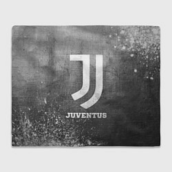 Плед флисовый Juventus - grey gradient, цвет: 3D-велсофт