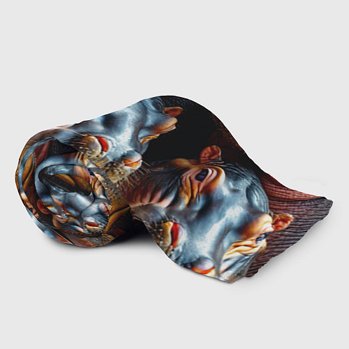 Плед Бегемоты / 3D-Велсофт – фото 2