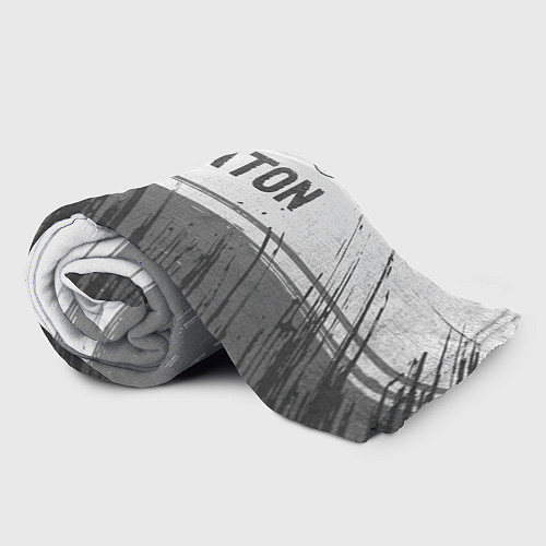 Плед Sabaton - white gradient посередине / 3D-Велсофт – фото 2