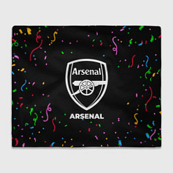 Плед флисовый Arsenal конфети, цвет: 3D-велсофт