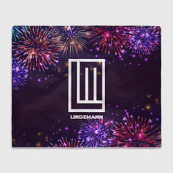Плед флисовый Праздничный Lindemann, цвет: 3D-велсофт