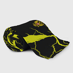 Плед флисовый Россия шторм герб, цвет: 3D-велсофт — фото 2