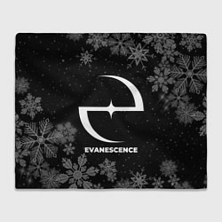 Плед флисовый Снежный Evanescence, цвет: 3D-велсофт