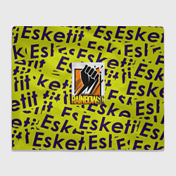 Плед флисовый Rainbow six pattern rap, цвет: 3D-велсофт