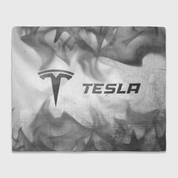 Плед флисовый Tesla - white gradient по-горизонтали, цвет: 3D-велсофт
