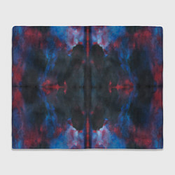 Плед флисовый Тай-дай космос, цвет: 3D-велсофт