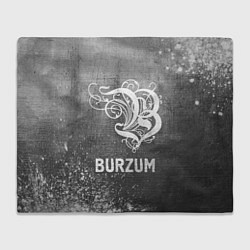 Плед флисовый Burzum - grey gradient, цвет: 3D-велсофт