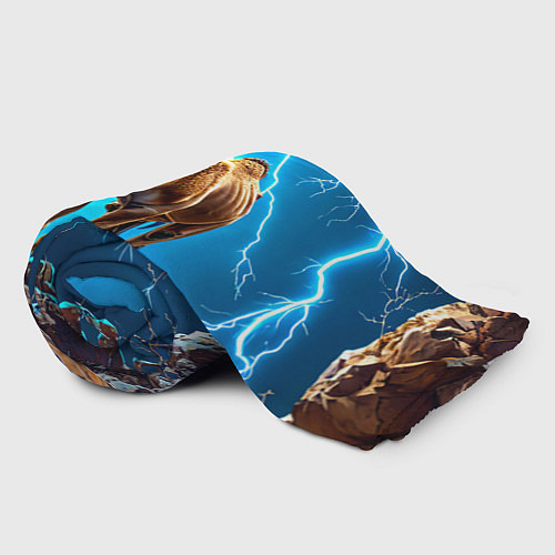 Плед Верблюд и удар молнии / 3D-Велсофт – фото 2