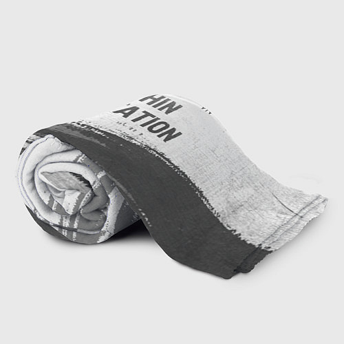 Плед Within Temptation - white gradient посередине / 3D-Велсофт – фото 2