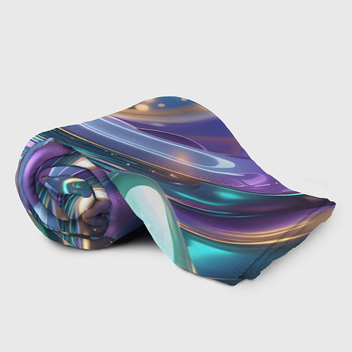 Плед Космическая краска / 3D-Велсофт – фото 2