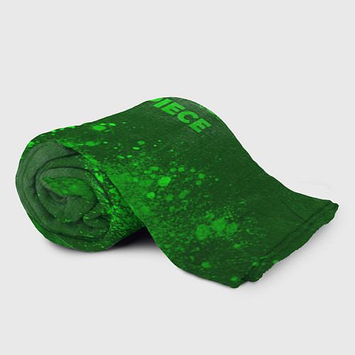 Плед One Piece - green gradient посередине / 3D-Велсофт – фото 2