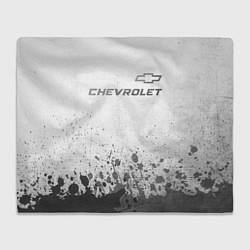 Плед флисовый Chevrolet - white gradient посередине, цвет: 3D-велсофт