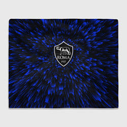 Плед флисовый Roma blue energy, цвет: 3D-велсофт