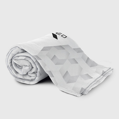 Плед Exeed white poly / 3D-Велсофт – фото 2