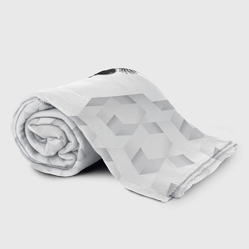 Плед Bon Jovi white poly / 3D-Велсофт – фото 2