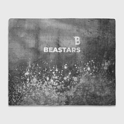 Плед флисовый Beastars - grey gradient посередине, цвет: 3D-велсофт
