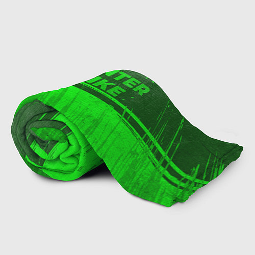 Плед Counter Strike - green gradient посередине / 3D-Велсофт – фото 2