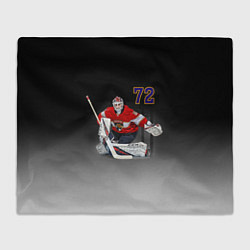 Плед флисовый Sergey Bobrovsky is goalkeeper of the Florida Pant, цвет: 3D-велсофт