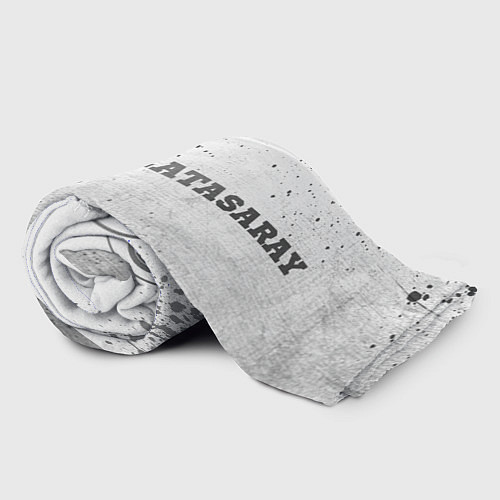 Плед Galatasaray - white gradient по-горизонтали / 3D-Велсофт – фото 2